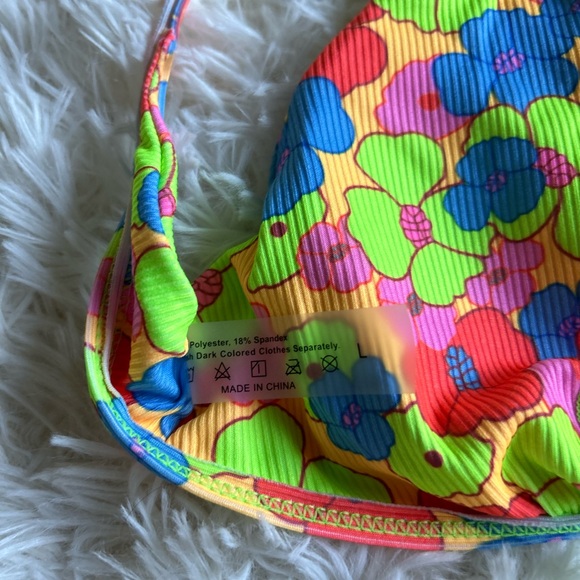 Floral Multicolor Bikini Set - Picture 9 of 13